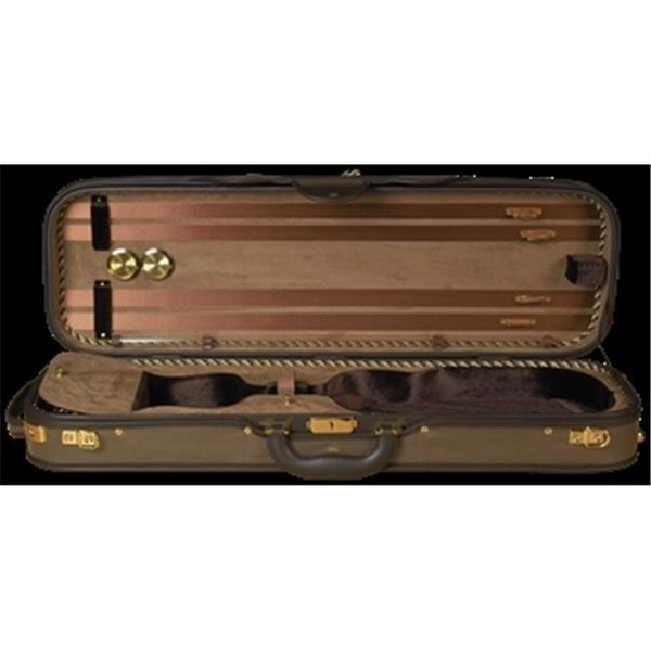 Saga Saga BK-4020 Baker Street Luxury Violin Case - Oblong BK-4020